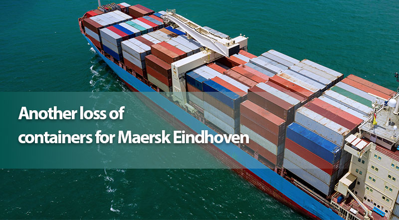 Another loss of containers for Maersk Eindhoven