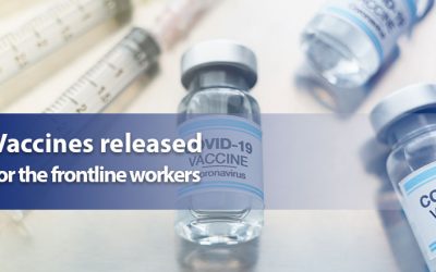 Vaccines released for the frontline workers