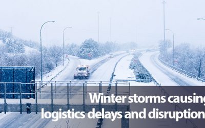 Texas winter storms causing logistics delays and disruptions