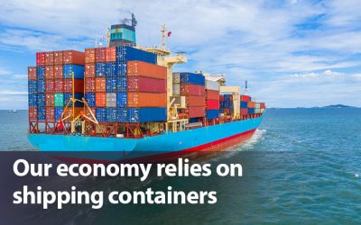 Our economy relies on shipping containers