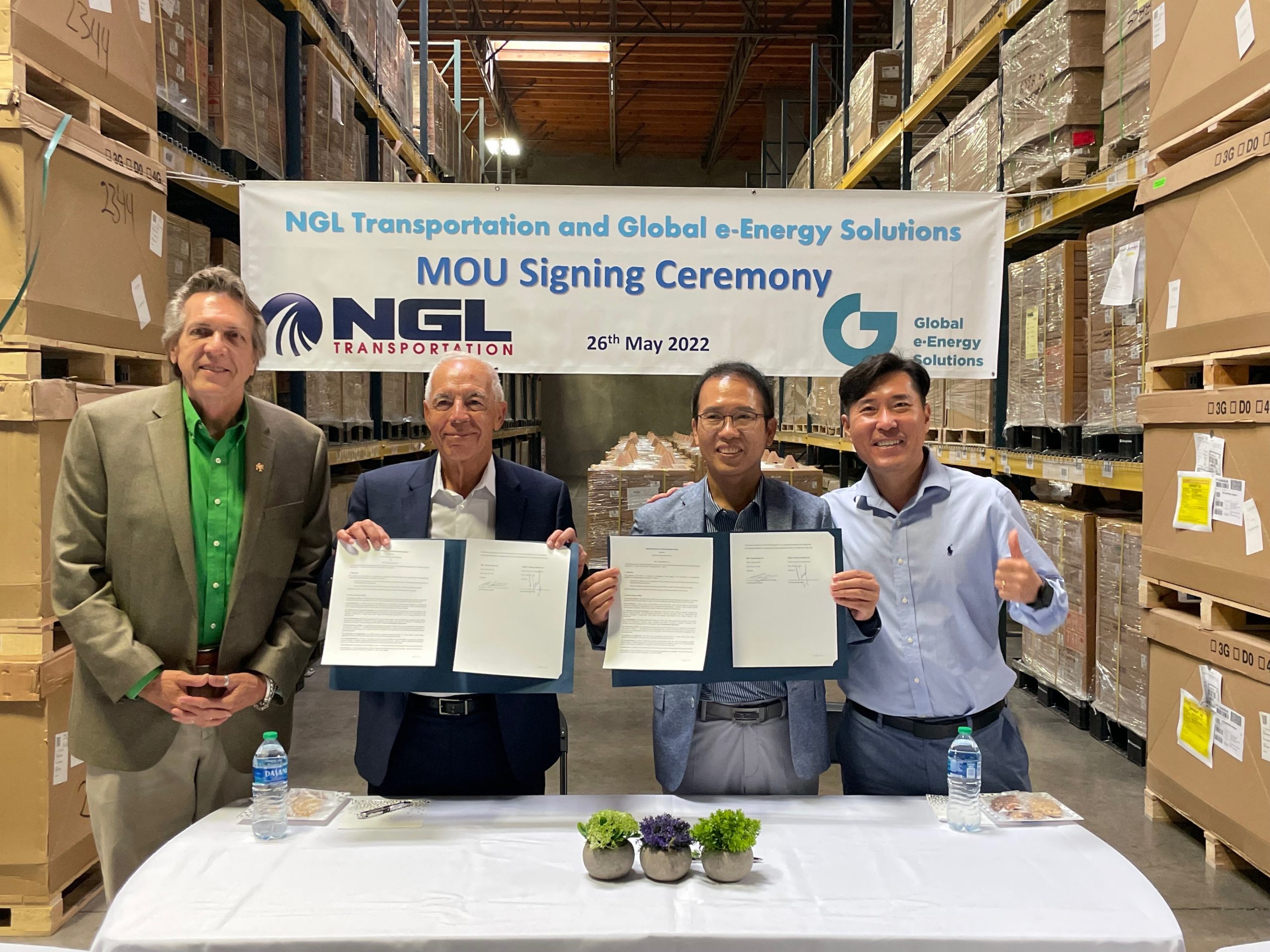 MOU NGL and e-Energy Solutions (3) NGL signed MOU with Global e-Energy Solutions