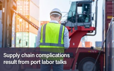 Supply chain complications result from port labor talks